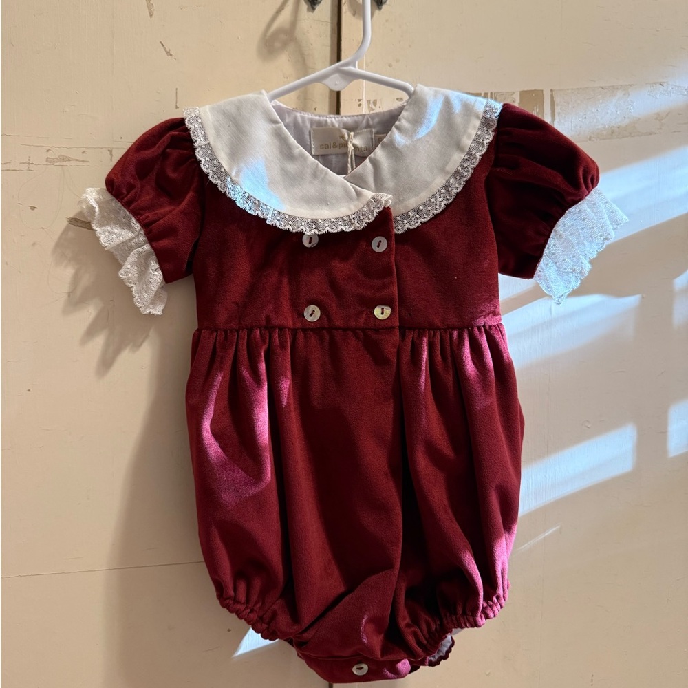 Sal & pimenta burgundy velvet bubble 9m